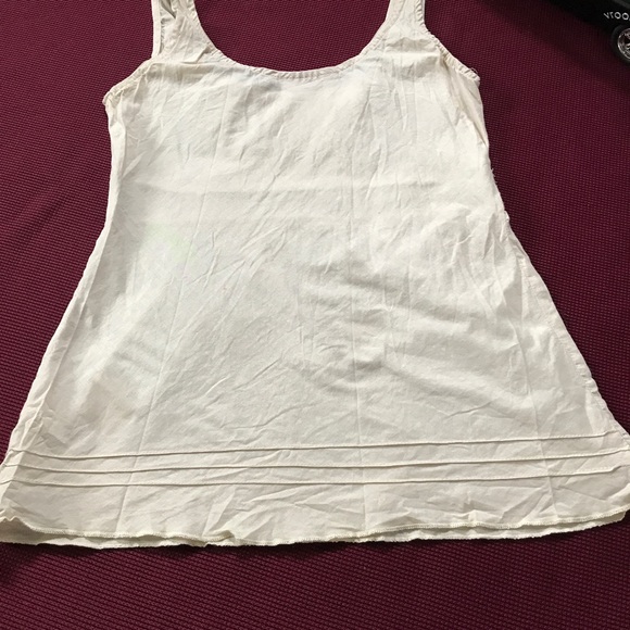 Lipsy Beige Tank Top with Unique Details - Picture 5 of 7